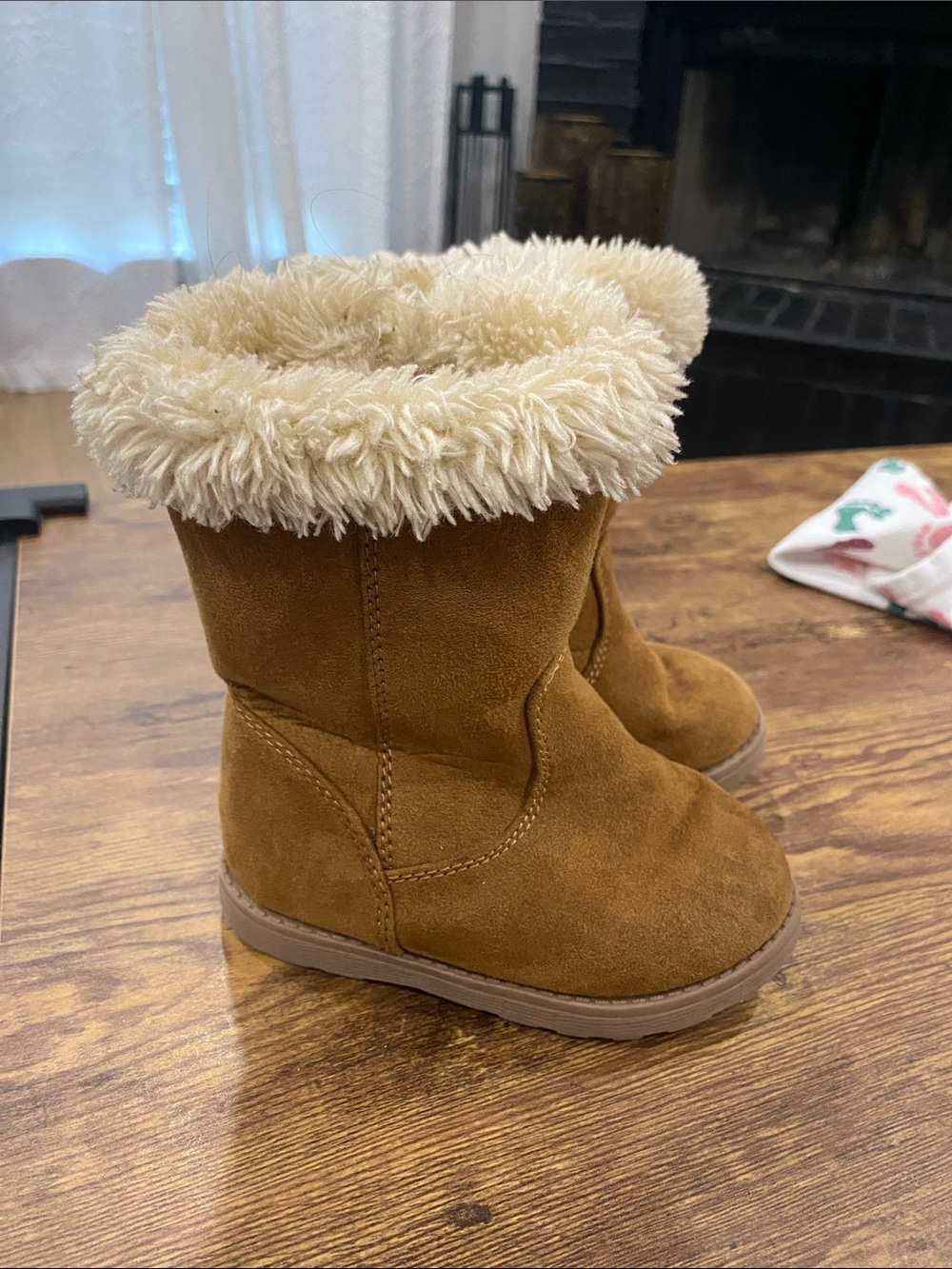 Cat & Jack Faux Suede Winter Boots